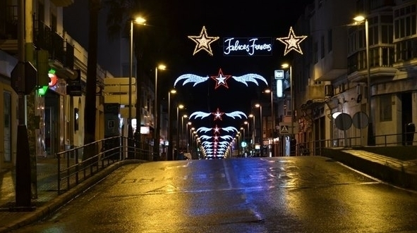 Luces de Navidad, en archivo.