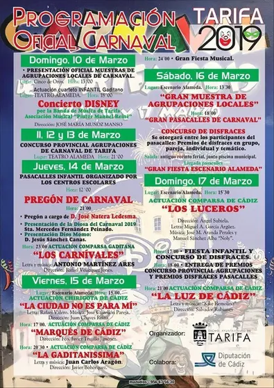 carnaval tarifa