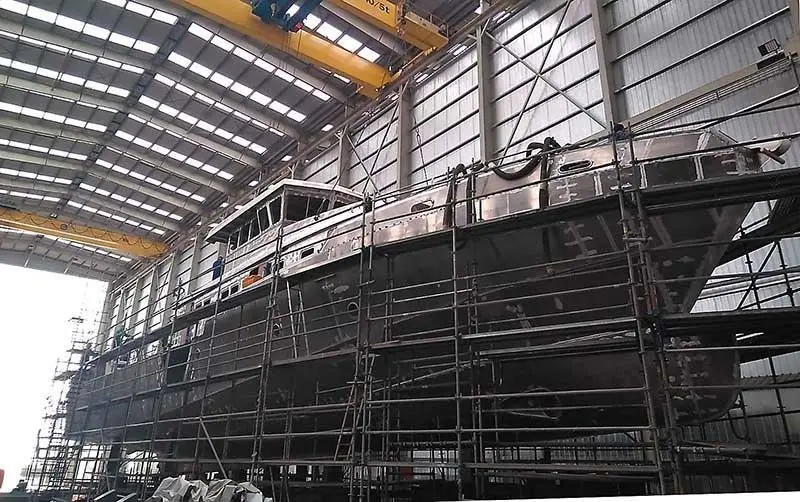 construcci&oacute;n del buque