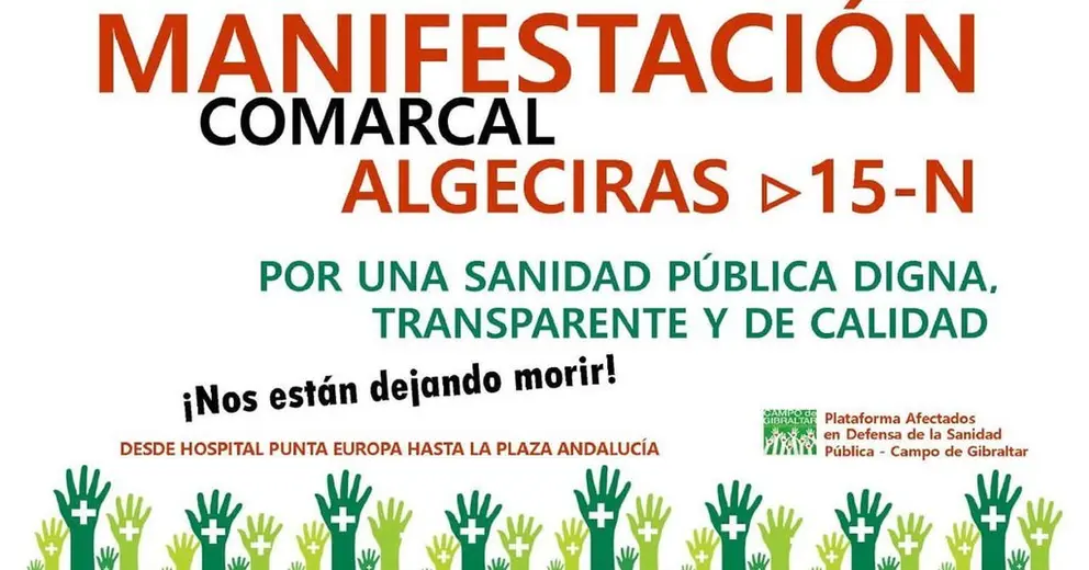 manifestacion sanidad algeciras 12 nov 2019 fb