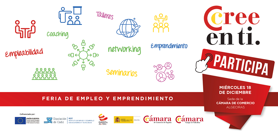 Cartel de la Feria de Empleo.