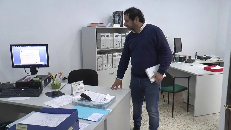 Ter&aacute;n, en las instalaciones.