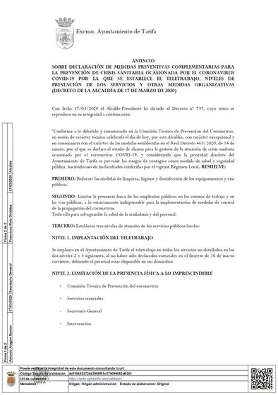 ayto tarifa