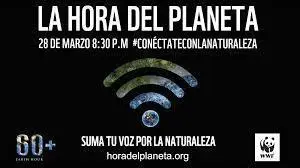 Cartel de 'La Hora del Planeta'.