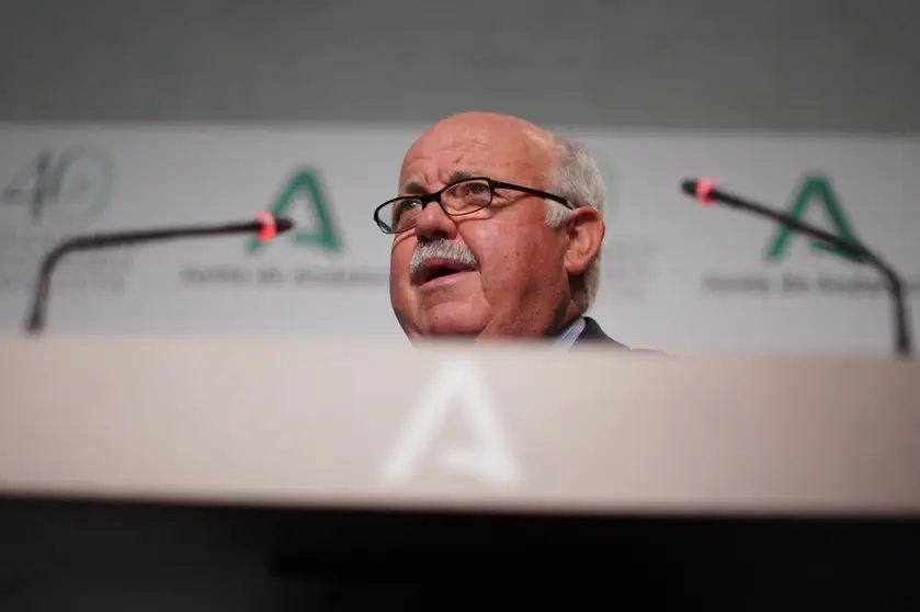 Aguirre, en rueda de prensa.