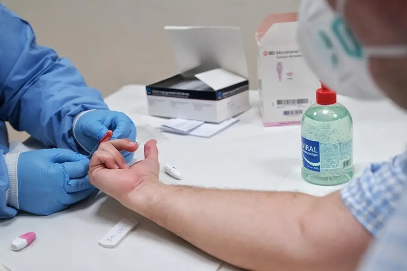 Test de coronavirus.