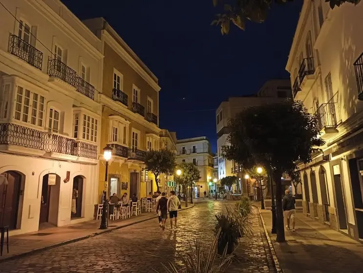 Una calle de Tarifa.
