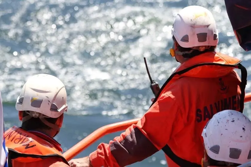 Efectivos de Salvamento Mar&iacute;timo.