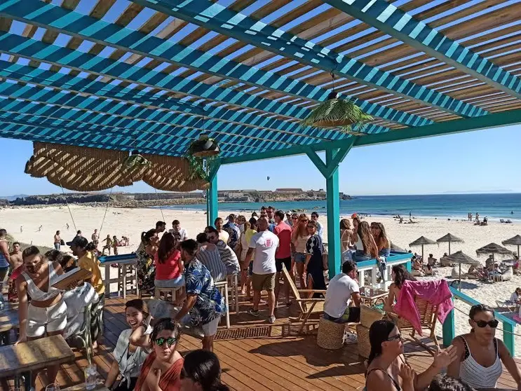 Un chiringuito, en Tarifa.
