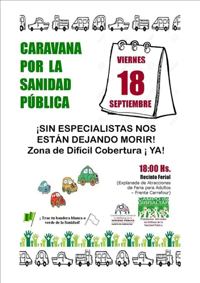 Cartel Caravana.