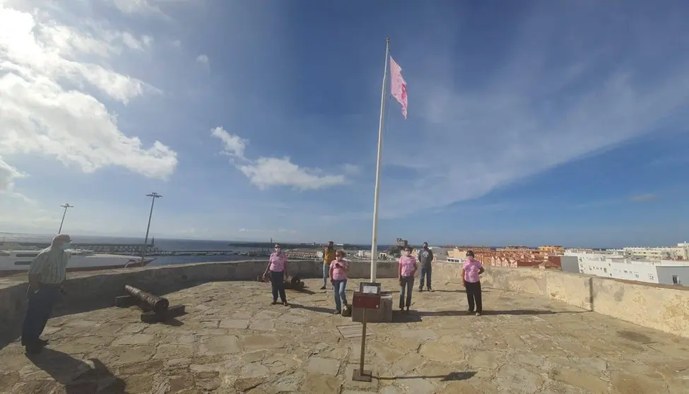 bandera rosa