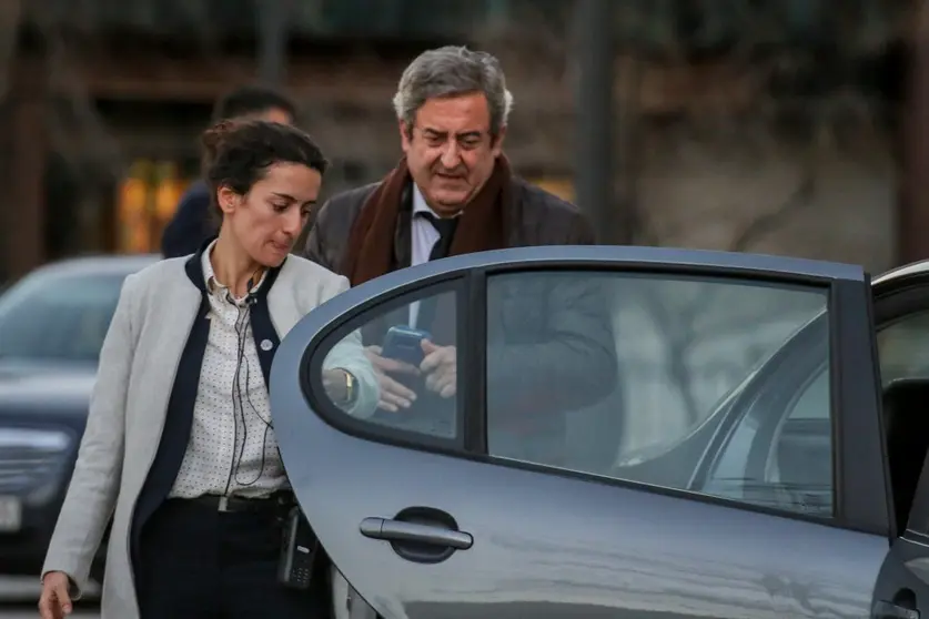 El fiscal del Tribunal Supremo Javier Zaragoza a la salida del Tribunal Supremo en el tercer d&iacute;a del juicio del proc&eacute;s.