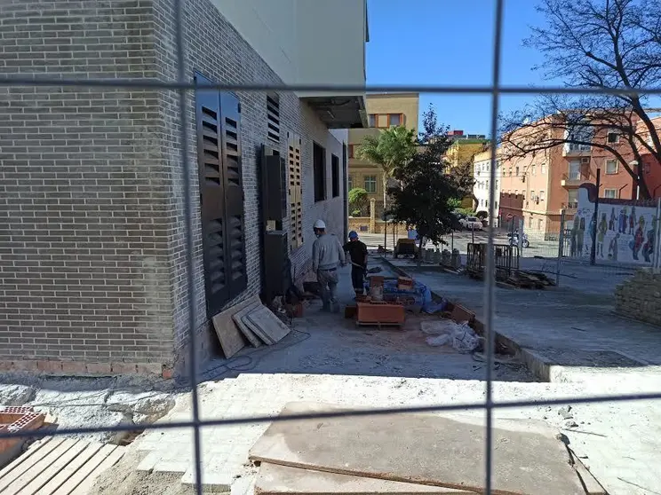 Obreros trabajando.