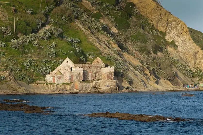 Caseta de Salvamento de N&aacute;ufragos de Tarifa .
