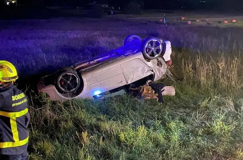 Imagen del accidente.