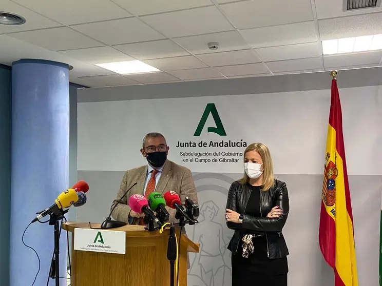 Un momento de la rueda de prensa.