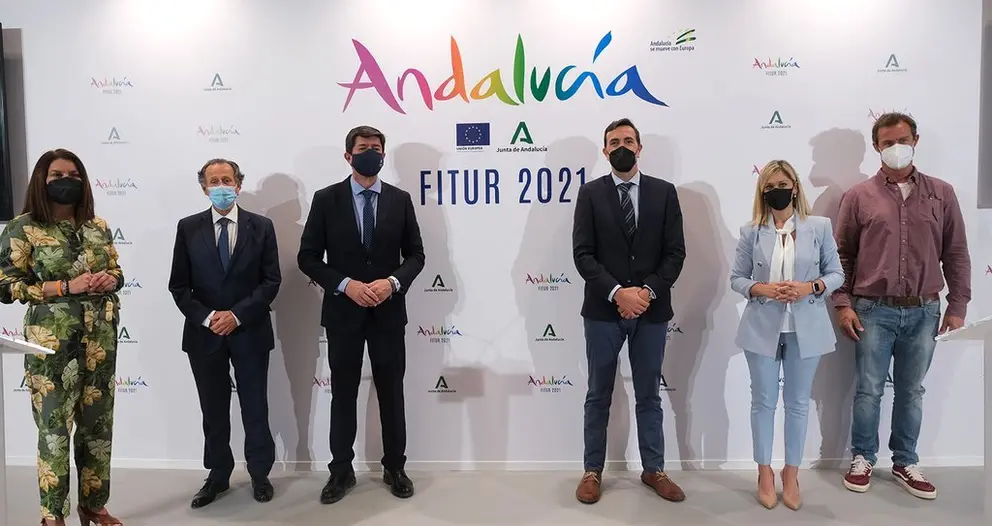 Delegaci&oacute;n de Tarifa junto al vicepresidente Mar&iacute;n