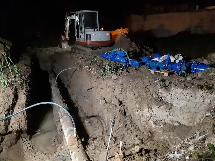 Imagen de los trabajos.