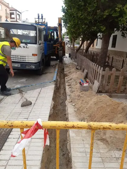 Imagen de los trabajos.
