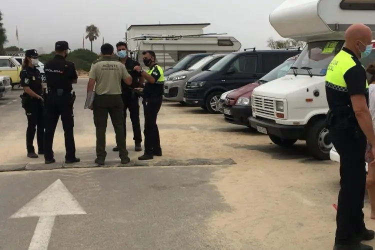 MULTAS acampada