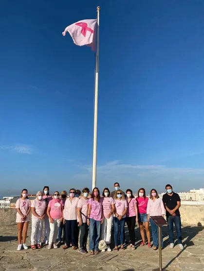 bandera rosa