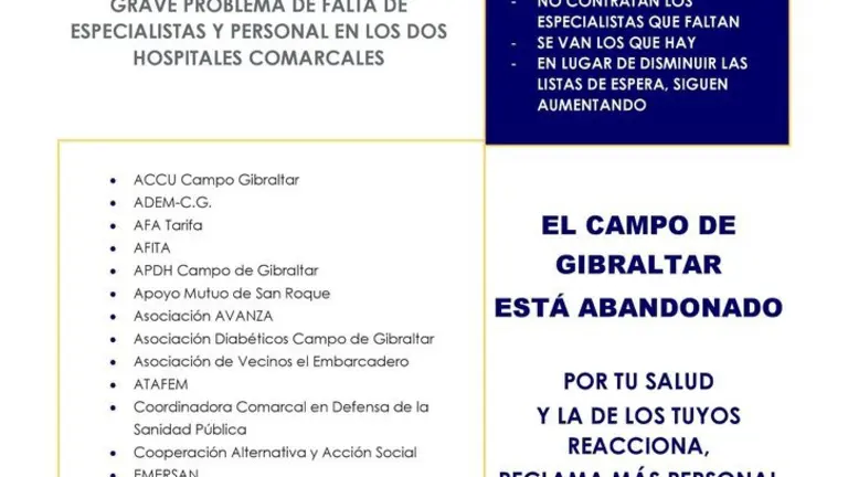cartel manifiesto especialistas