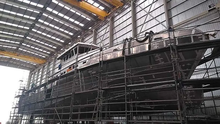 construcci&oacute;n del buque