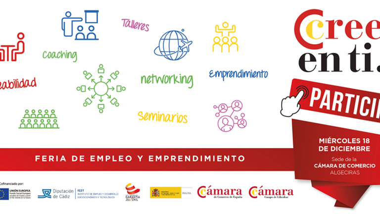 Cartel de la Feria de Empleo.