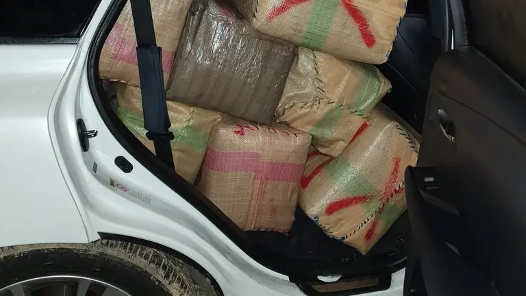 Droga intervenida.