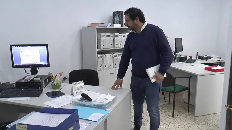 Ter&aacute;n, en las instalaciones.