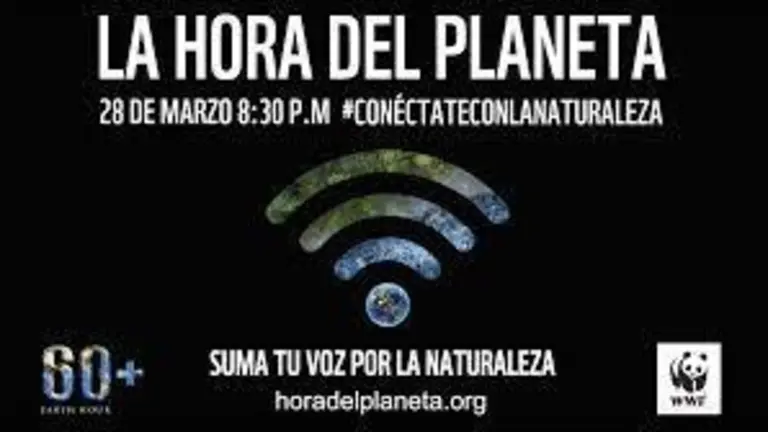 Cartel de 'La Hora del Planeta'.