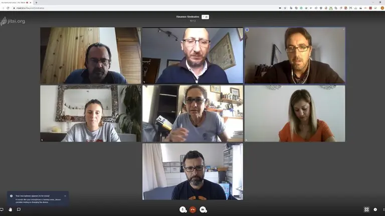 Reuni&oacute;n telem&aacute;tica.