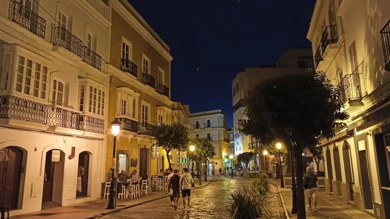 Una calle de Tarifa.