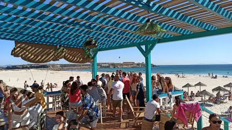 Un chiringuito, en Tarifa.