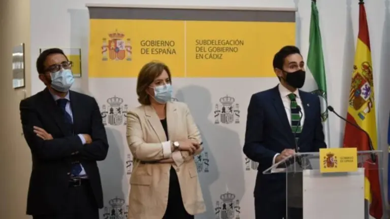Un momento de la rueda de prensa.
