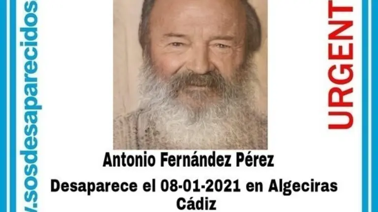 Cartel del desaparecido.