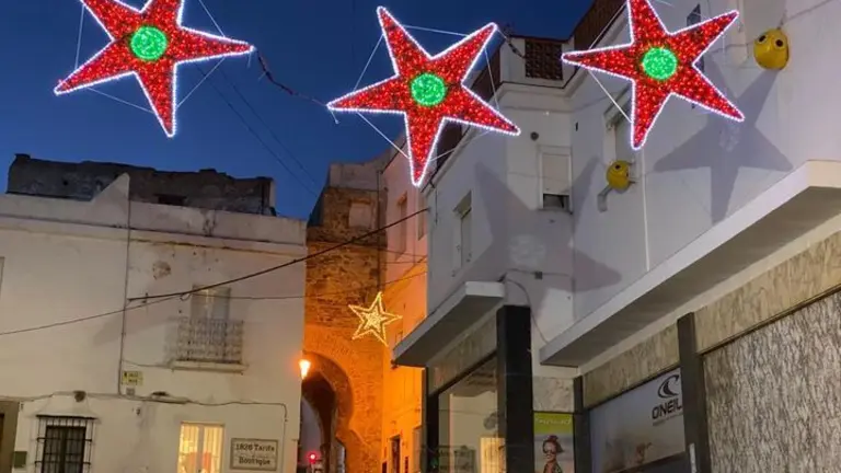 Luces de Navidad.
