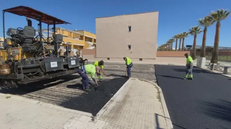 Operarios municipales.