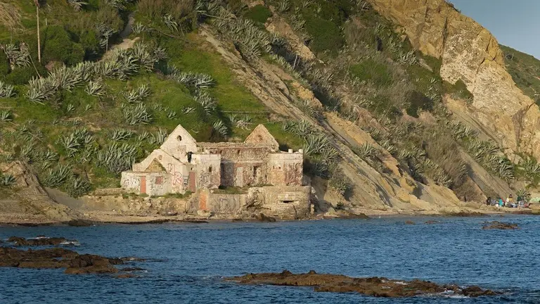 Caseta de Salvamento de N&aacute;ufragos de Tarifa .