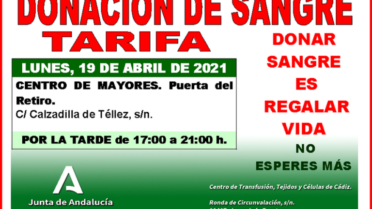 Donaci&oacute;n de sangre.
