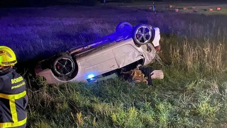 Imagen del accidente.