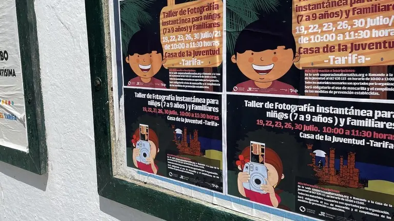 Cartel del taller.